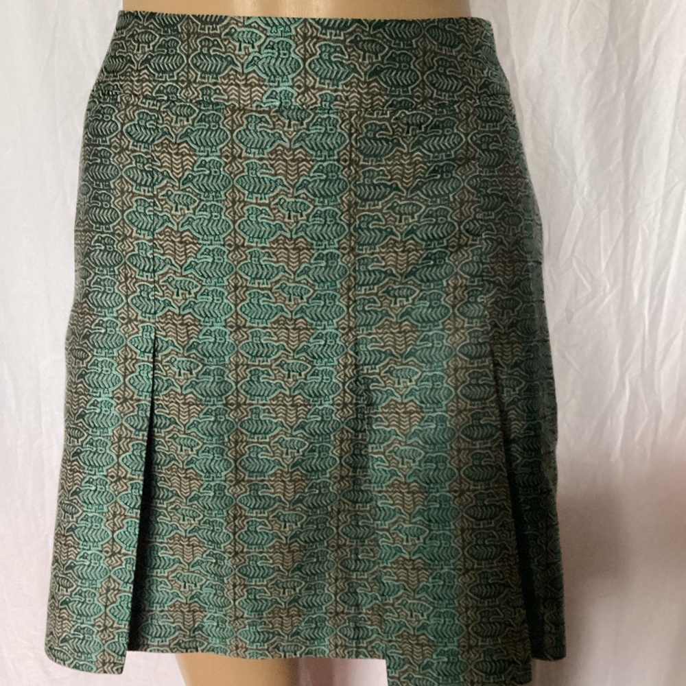 Cotelac Green Birds mini skirt 0